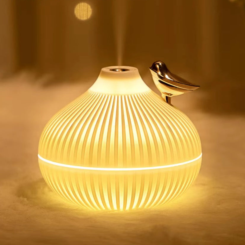 New Design 300Ml Small Onion Air Humidifier Aroma Diffuser Portable Led Steam Smart Mist Usb Humidifier Purifier